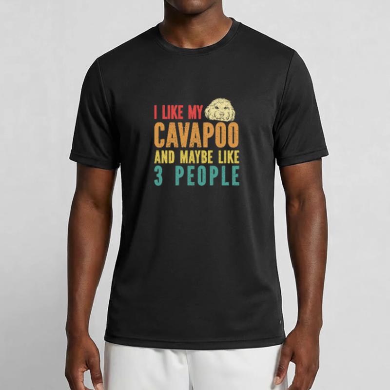 Cavapoo Cavoodle Capoodle Dog Men's Functional T-Shirt