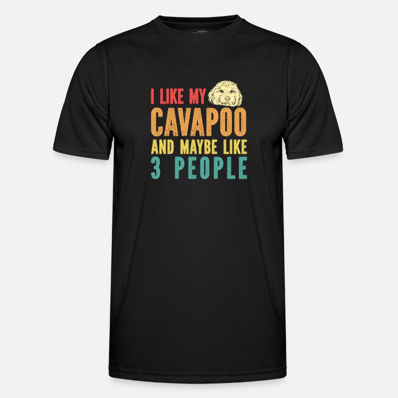 Cavapoo Cavoodle Capoodle Chien T-shirt sport Homme