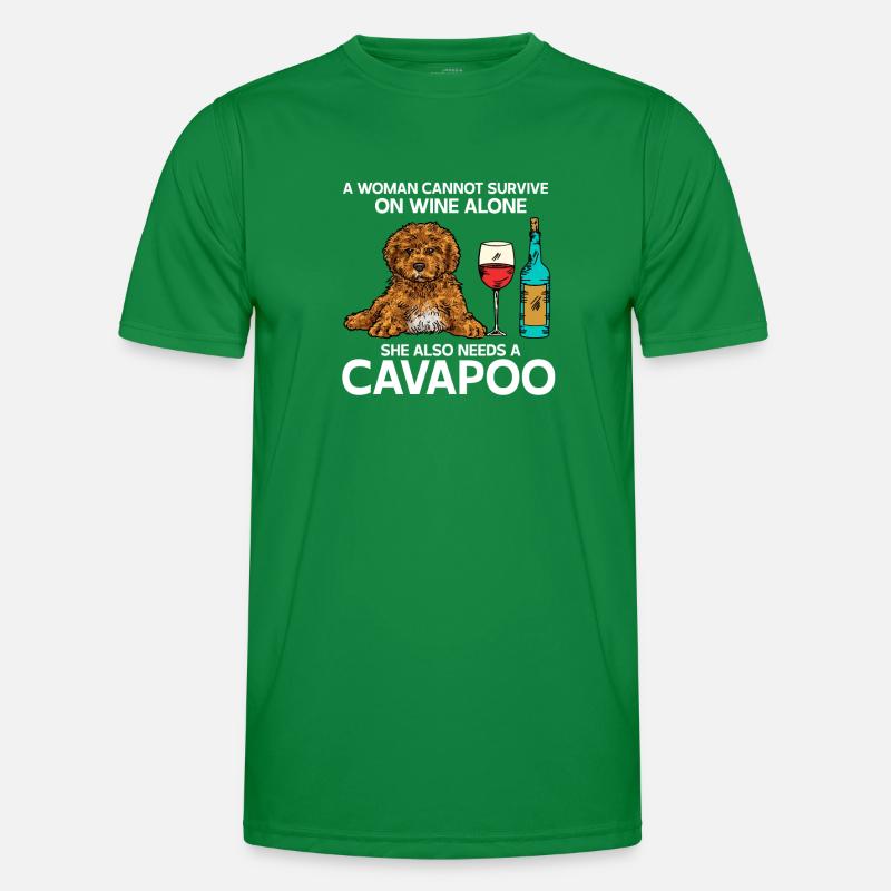 Cavapoo Cavoodle Capoodle Chien T-shirt sport Homme