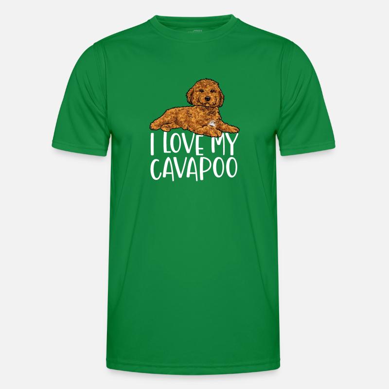 Cavapoo Cavoodle Capoodle Dog Men's Functional T-Shirt
