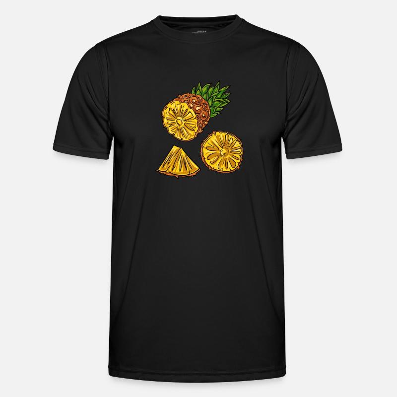 Pineapple fruit - Men's Functional T-Shirt - black