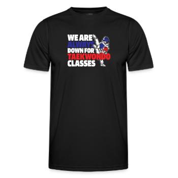 Taekwondo - Men's Functional T-Shirt - black - Front - AI Model Male 178 dark (178cm)