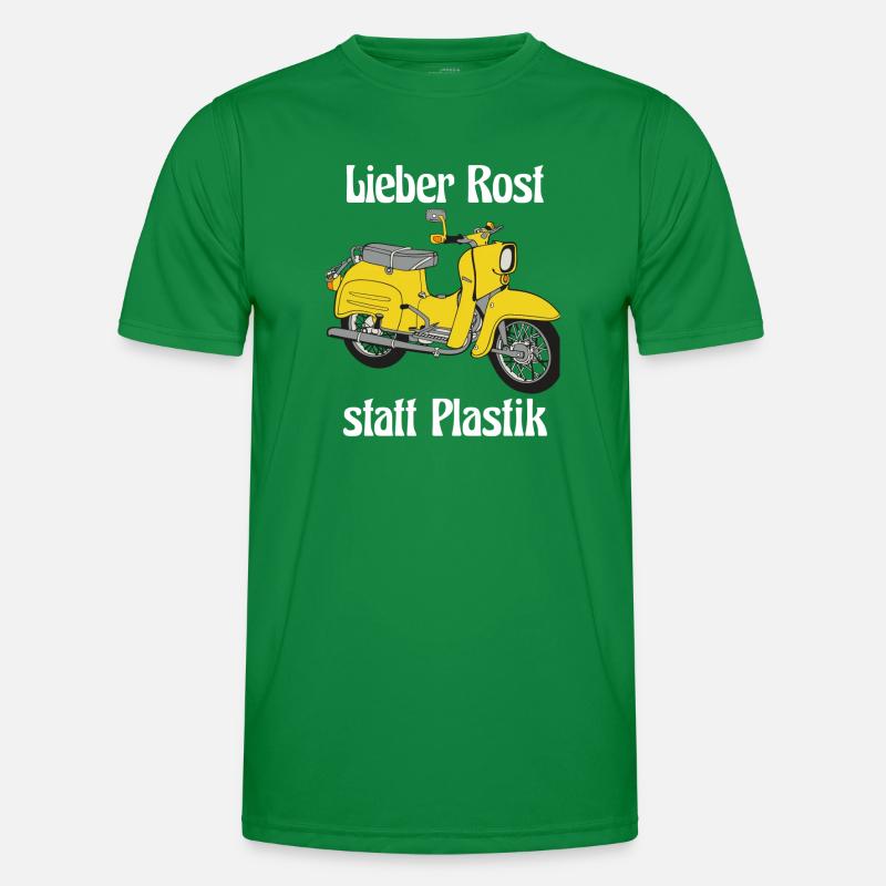 Schwalbenfahrer Simson Schwalbe Kult Roller DDR Männer Funktions-T-Shirt