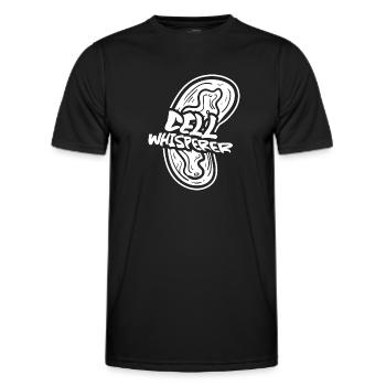 Biologiste Biologiste Cellulaire Biologiste moléculaire - T-shirt sport Homme - noir - Devant - AI Model Male 178 dark (178cm)