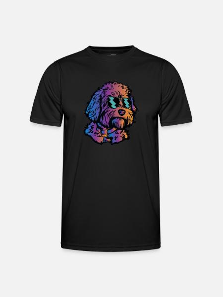 Goldendoodle Doodle Dog - Men's Functional T-Shirt - black