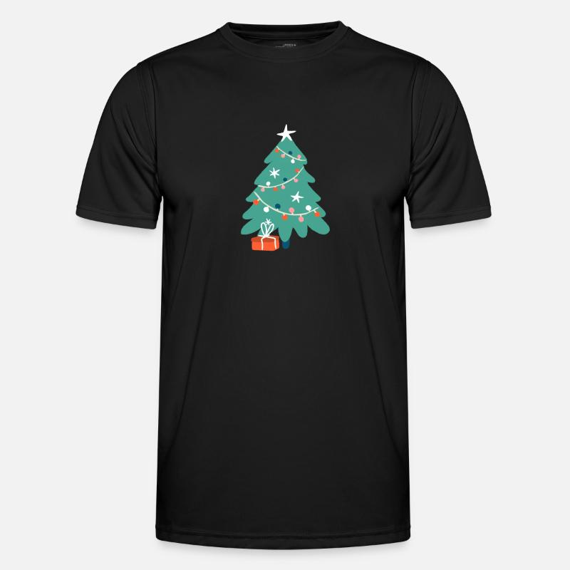 Weihnachtsbaum Tannenbaum Weihnachtsgeschenk Männer Funktions-T-Shirt