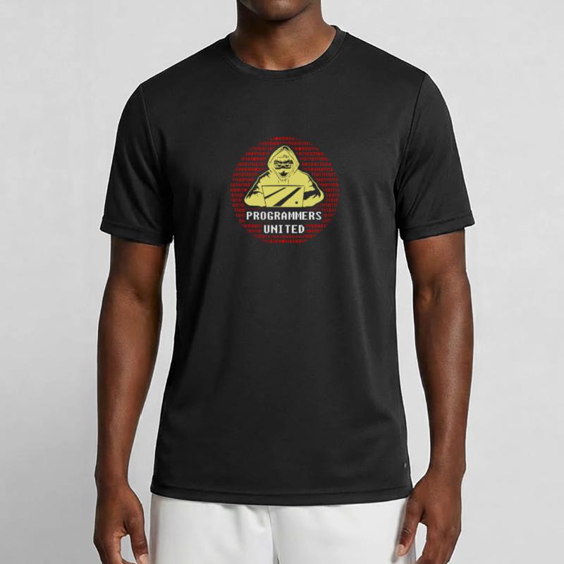 Entwickler Coder Programmierer Vereinigt Coding Männer Funktions-T-Shirt