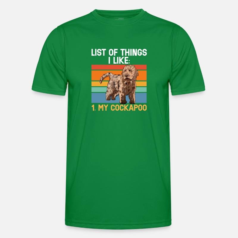Cockapoo Hund Männer Funktions-T-Shirt