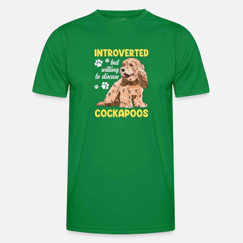 Cockapoo Chien T-shirt sport Homme