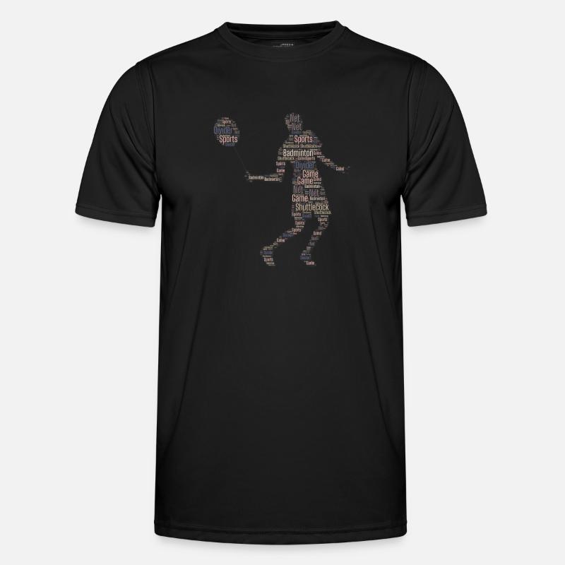Joueurs de badminton T-shirt sport Homme