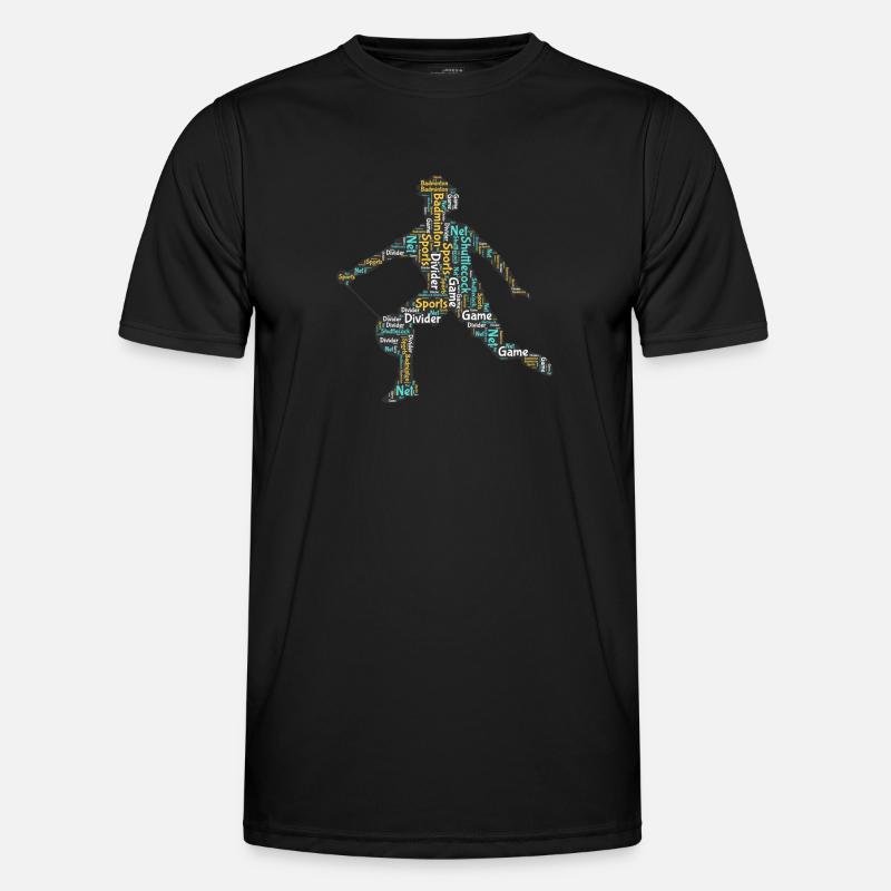 Joueurs de badminton T-shirt sport Homme