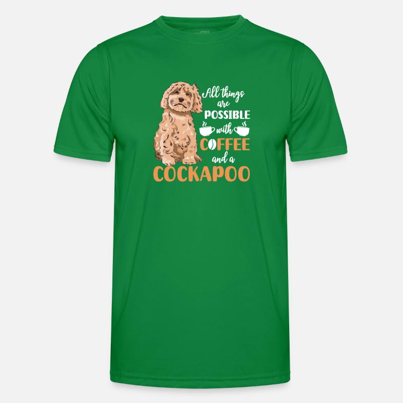 Cockapoo Dog Men's Functional T-Shirt