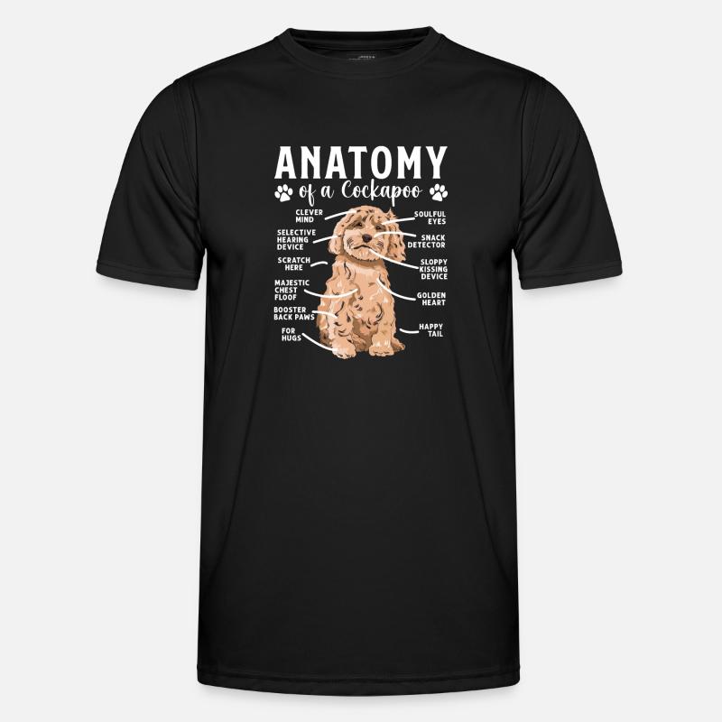 Cockapoo Dog - Men's Functional T-Shirt - black