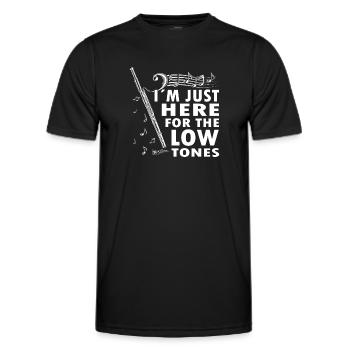 Holzblasinstrument Musik Bassoonist - Männer Funktions-T-Shirt - Schwarz - Vorne - AI Model Male 178 dark (178cm)