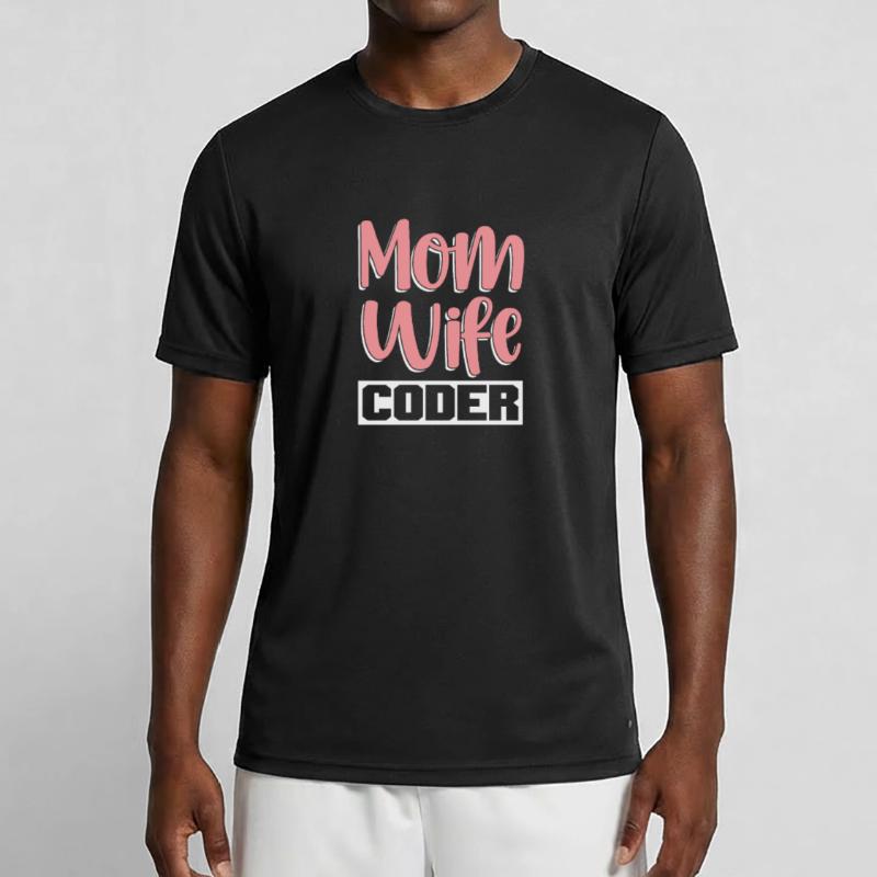 Entwickler Coder Programmierer Ehefrau Männer Funktions-T-Shirt