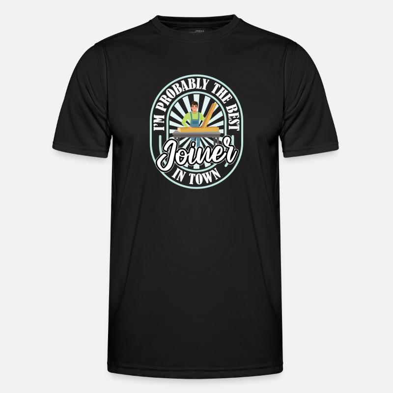 Carpenter Carpenter Funny - Men's Functional T-Shirt - black