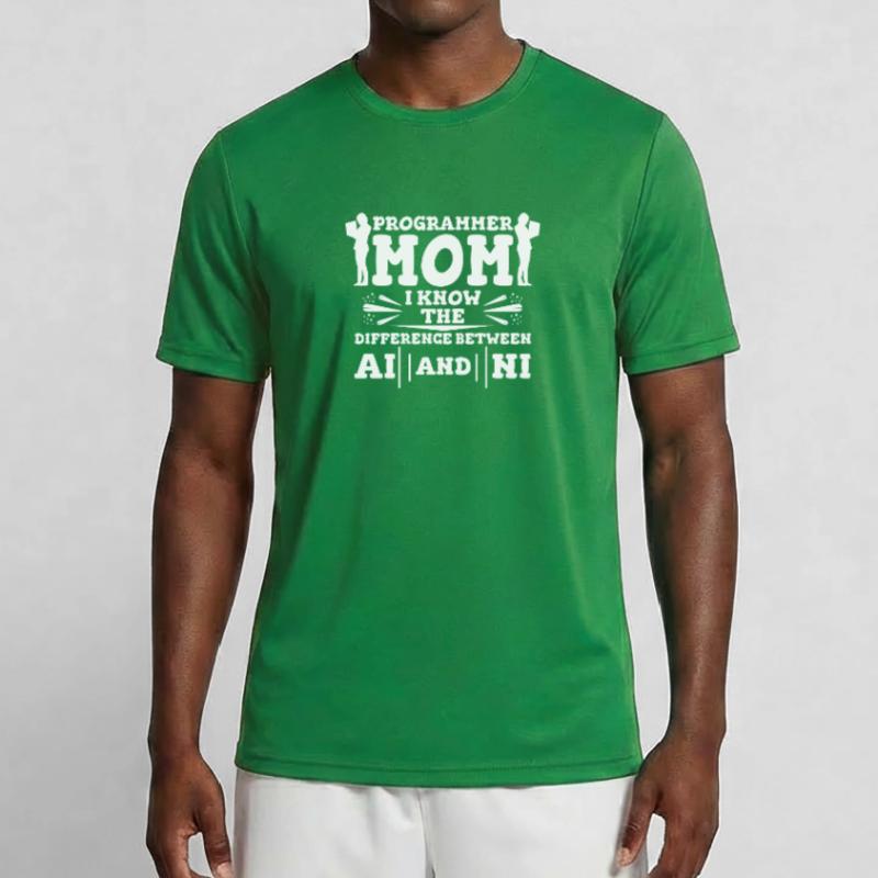 Entwickler Coder Programmierer Mama Männer Funktions-T-Shirt