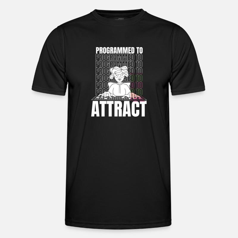 Developer Coder Programmer Funny - Men's Functional T-Shirt - black