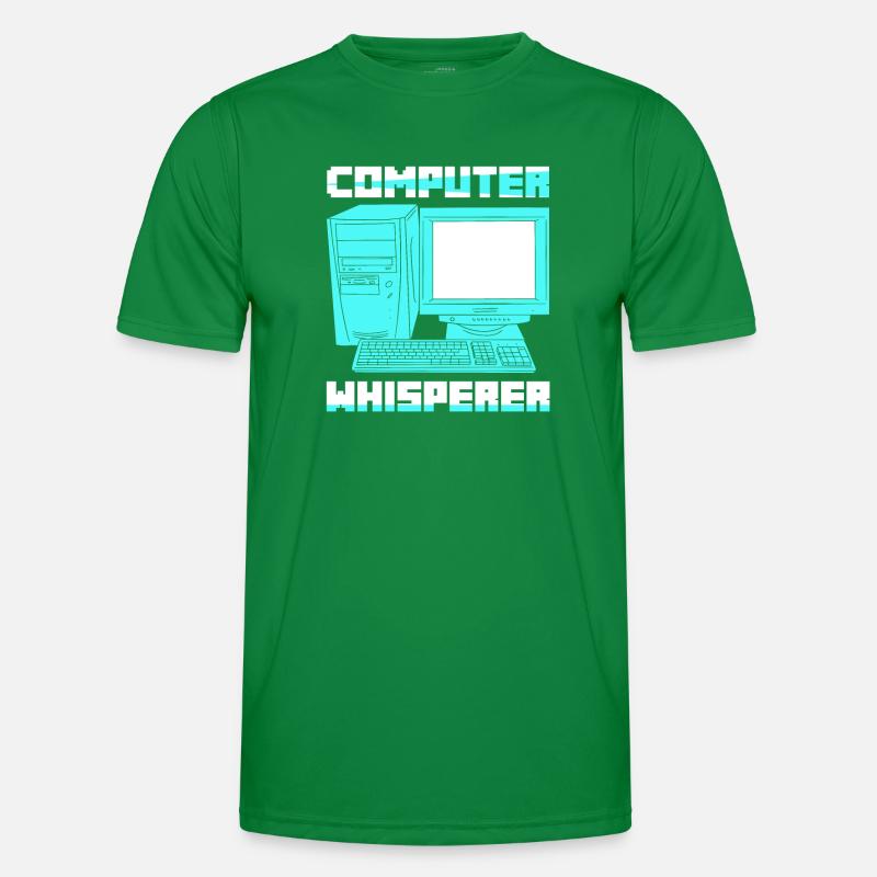 Computer Whisperer Software Coding Männer Funktions-T-Shirt