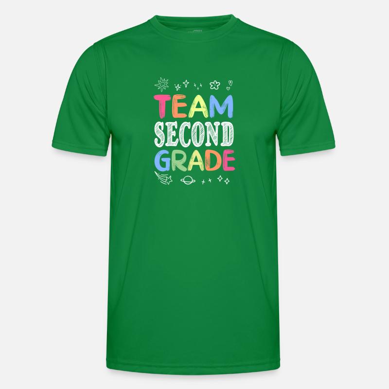 Team Second Grade Back to School Teaching Student Männer Funktions-T-Shirt