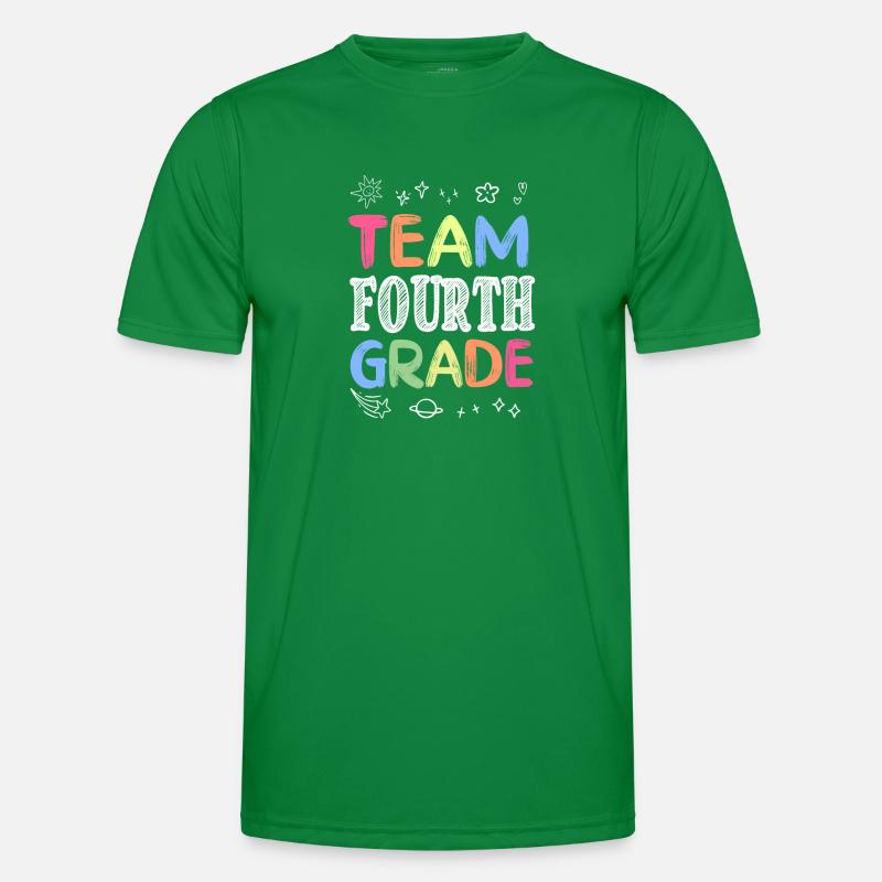 Team Fourth Grade Back to School Teaching Student Männer Funktions-T-Shirt
