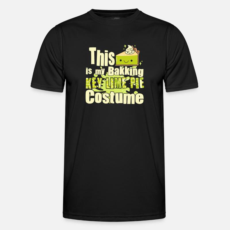 Funny Lemon Cake Design - Men's Functional T-Shirt - black