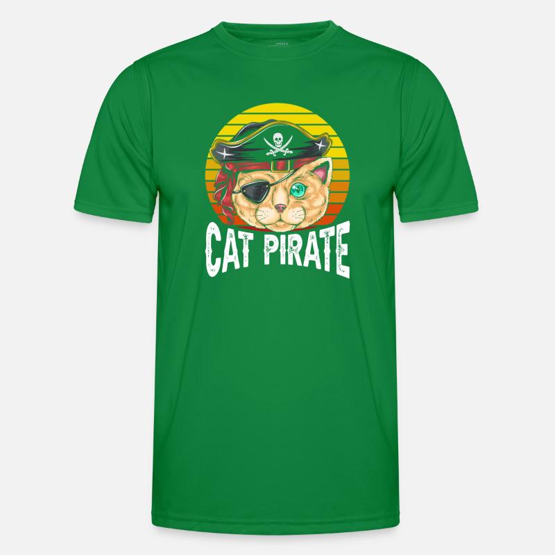 Pirate de chat T-shirt sport Homme