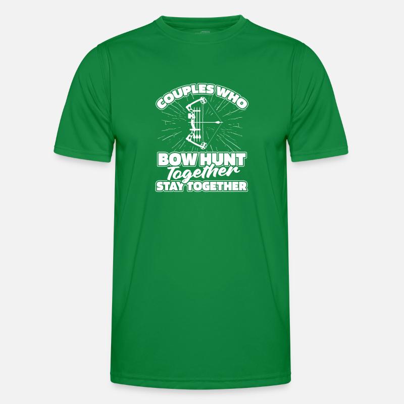 Bowhunting Bow Hunter Pair Men's Functional T-Shirt
