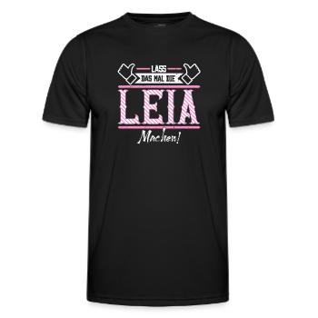 Leia Geschenkidee Geschenk Geburtstag - Männer Funktions-T-Shirt - Schwarz - Vorne - AI Model Male 178 dark (178cm)
