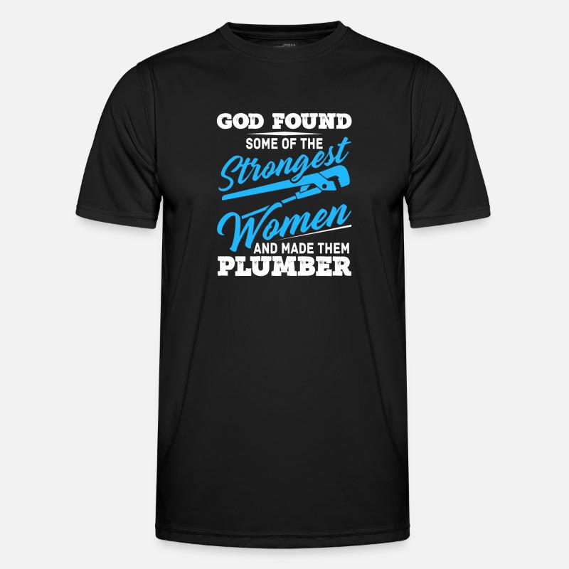 Plumbers Pipefitter Pipefitting - Men's Functional T-Shirt - black