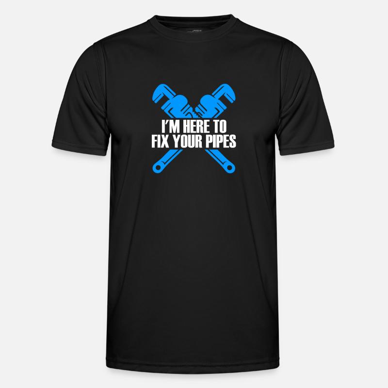 A Pipefitter Pipefitter Pipefitting - Men's Functional T-Shirt - black