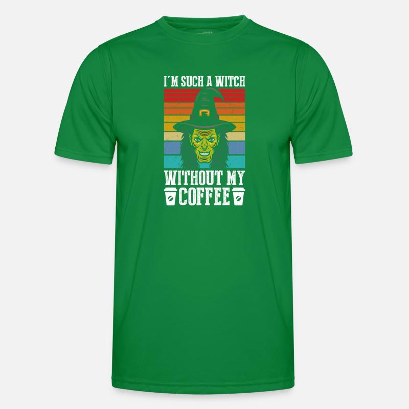 I'm such a witch without my coffee Men's Functional T-Shirt