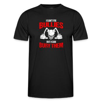 Schwermaschinenführer für Bagger - Männer Funktions-T-Shirt - Schwarz - Vorne - AI Model Male 178 dark (178cm)