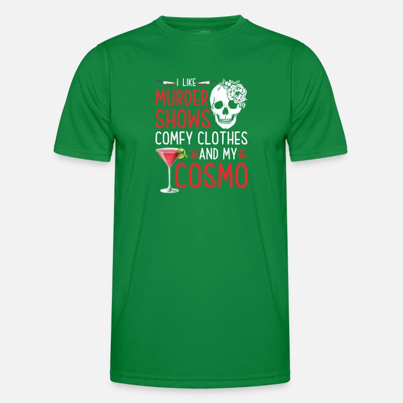 Murder Shows and Comfy Clothes and Cosmo True Männer Funktions-T-Shirt