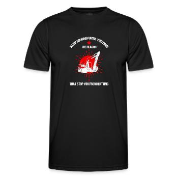 Heavy Equipment Operator and Excavator Operator Design - Men's Functional T-Shirt - black - Front - AI Model Male 178 dark (178cm)