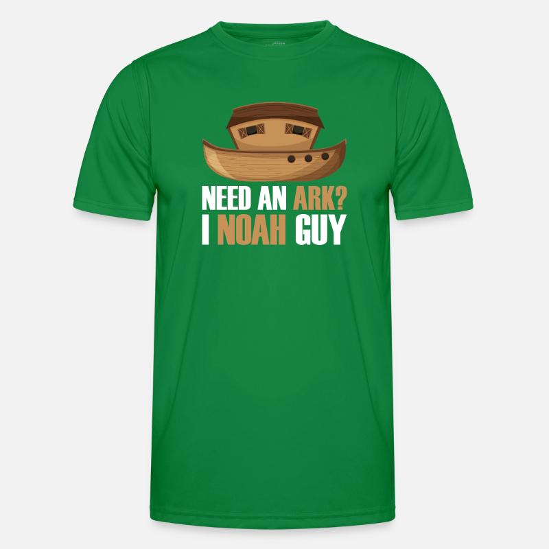 Need a Noah's Ark Guy Funny Archa Noah Men's Functional T-Shirt