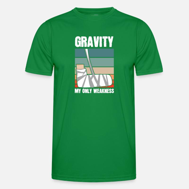 Gravity My Only Weakness Bones Men's Functional T-Shirt