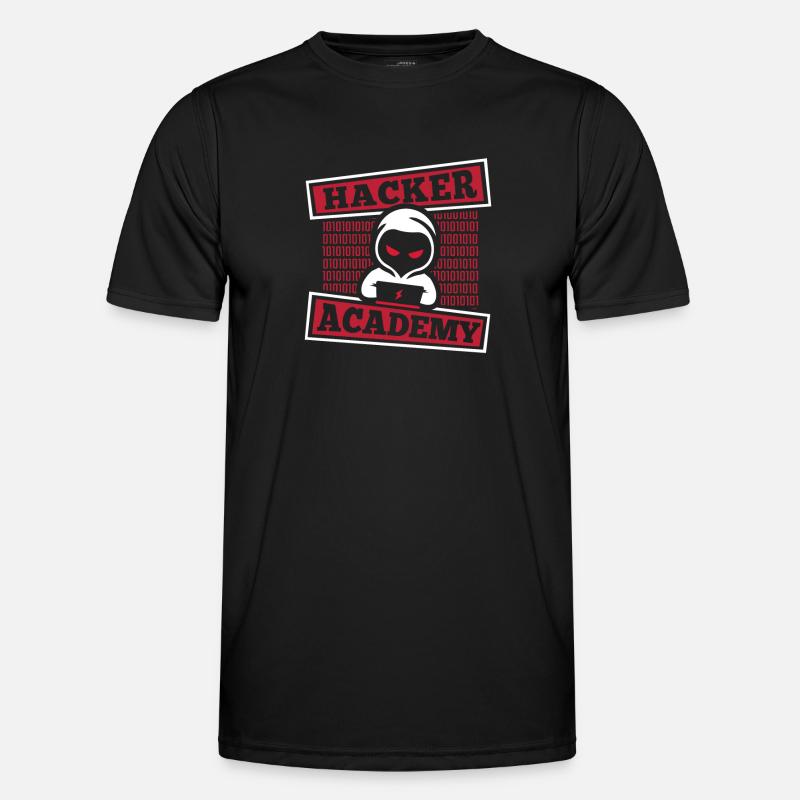 Entwickler Coder Programmierer Akademie - Männer Funktions-T-Shirt - Schwarz