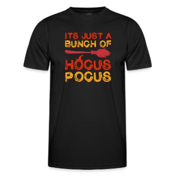 Es Ist Nur Ein Haufen Hokuspokus-Kostüme - Männer Funktions-T-Shirt - Schwarz - Vorne - AI Model Male 178 dark (178cm)
