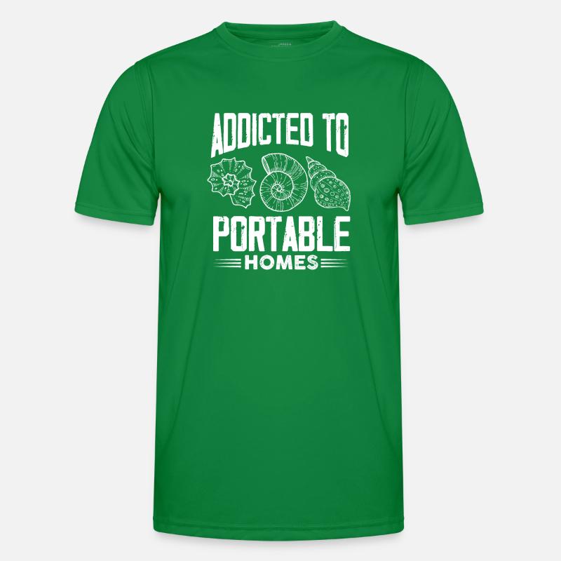 addicted to portable homes Design for a shell Men's Functional T-Shirt
