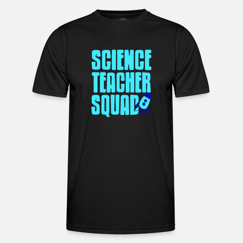 Conception rétro des enseignants de l’escouade des professeurs de sciences T-shirt sport Homme