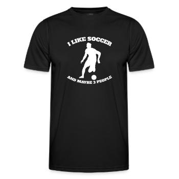 Soccer Coach Soccer Player Soccer Soccer Player - Men's Functional T-Shirt - black - Front - AI Model Male 178 dark (178cm)