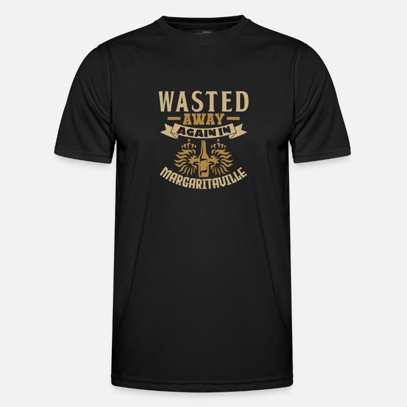 A WAY AGAIN IN MARGARITAVILLE - Men's Functional T-Shirt - black