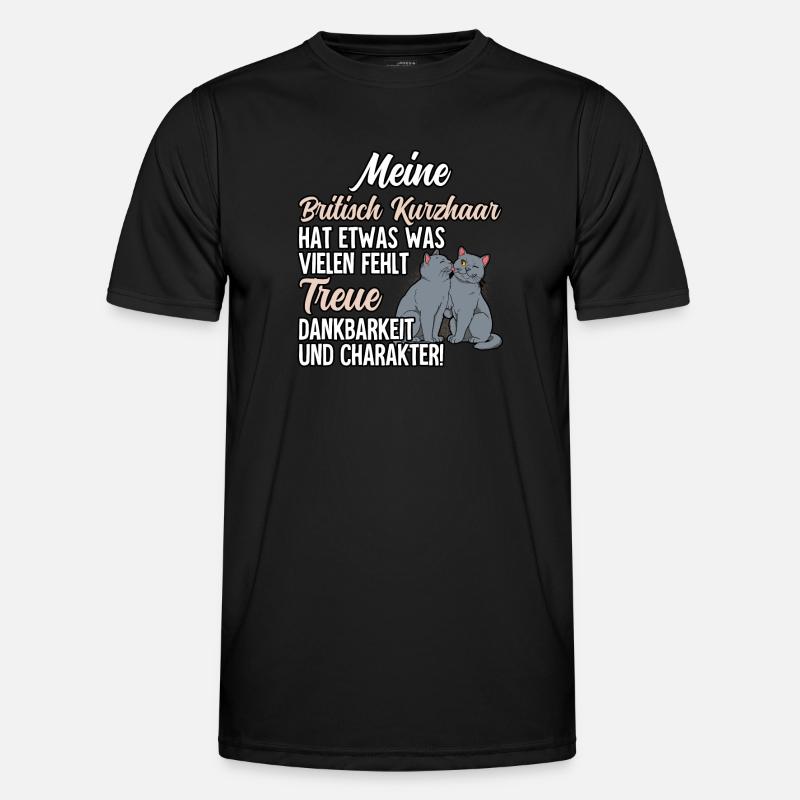 Britisch Kurzhaar Katze Männer Funktions-T-Shirt