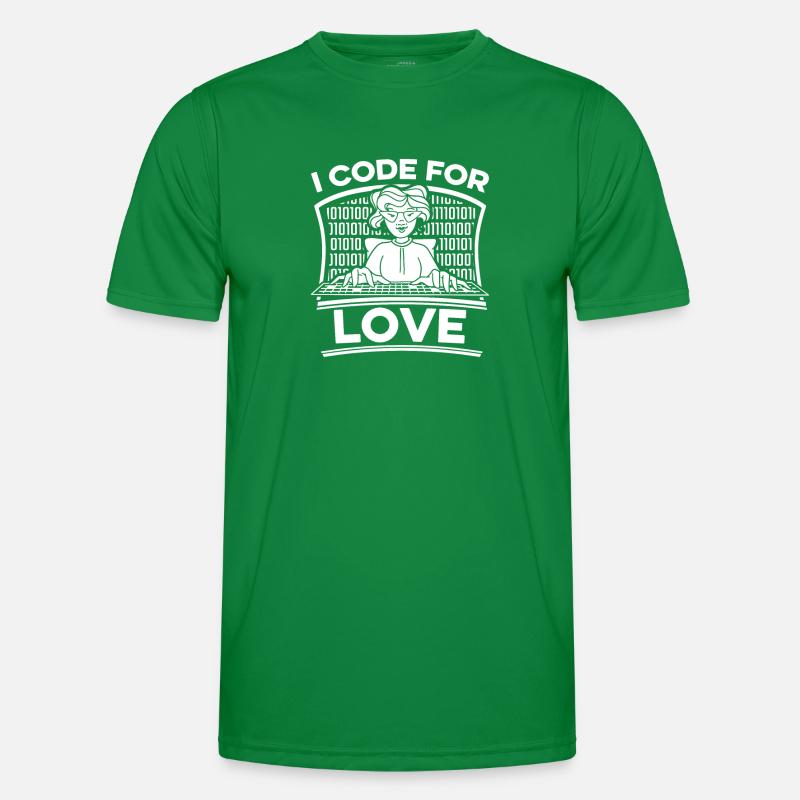 Développeur Coder Programmeur Love T-shirt sport Homme