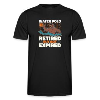 Wasserball Wasserballer Im Ruhestand - Männer Funktions-T-Shirt - Schwarz - Vorne - AI Model Male 178 dark (178cm)