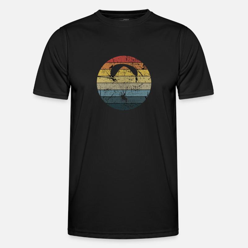 Paramotor Paramotoring - Männer Funktions-T-Shirt - Schwarz