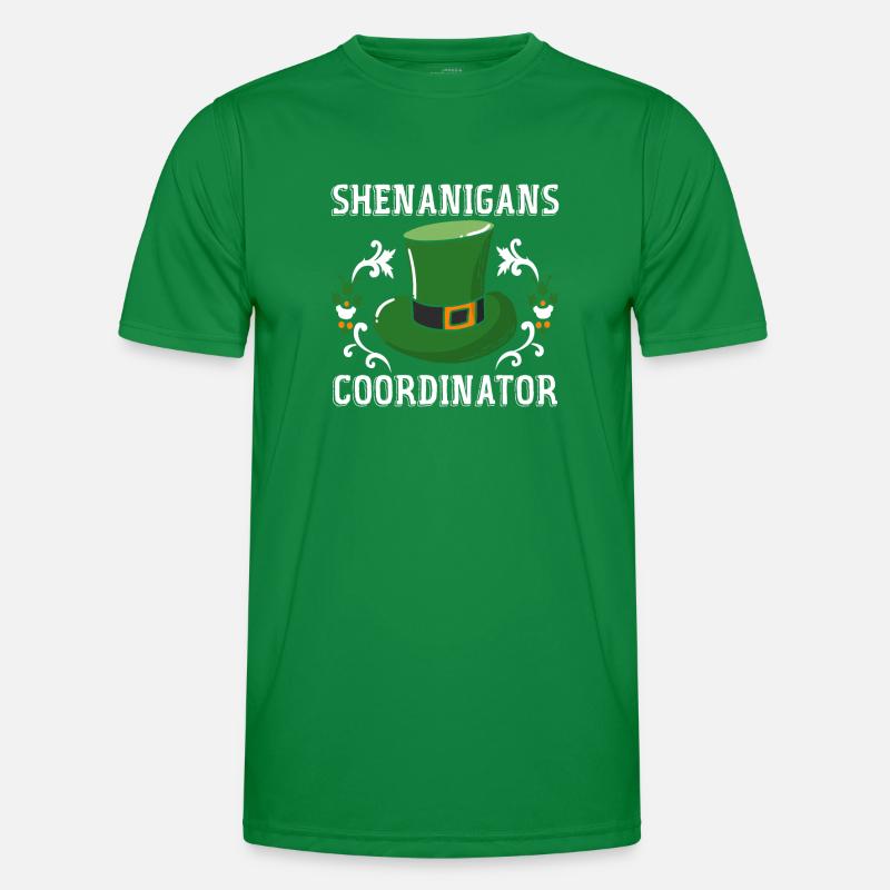 Shenanigans Koordinator Lustiger St. Patricks Männer Funktions-T-Shirt