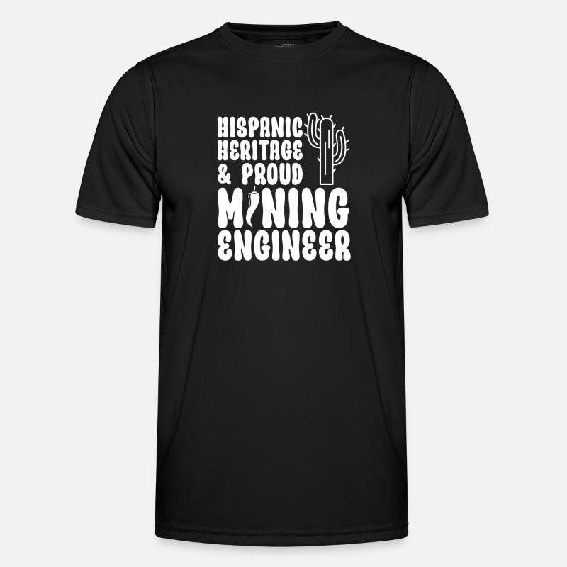 Engineer Spanish Mining Engineer - Men's Functional T-Shirt - black