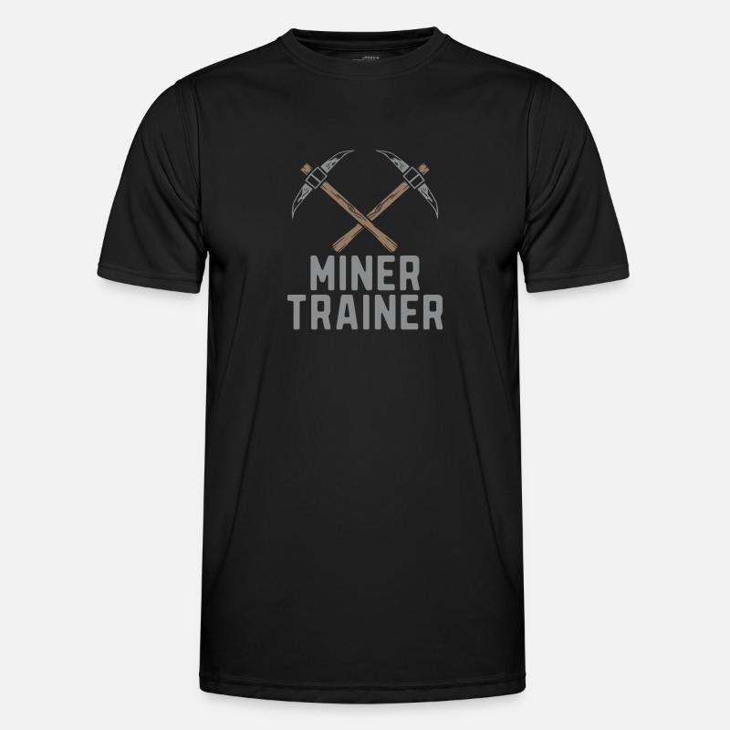 Engineer Mining Engineer - Men's Functional T-Shirt - black